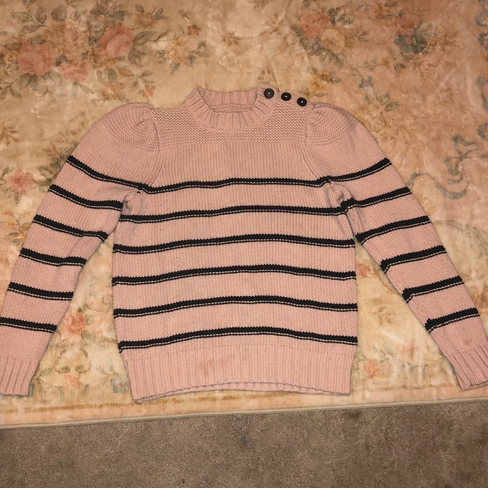 La Vie Rebecca Taylor sweater nautical sailor vintage style retro cotton wool